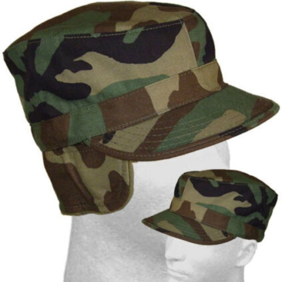 NWT's MILITARY ISSUED TRU-SPEC BDU WOODLAND PATROL CAP HOT WEATHER - Picture 1 of 9